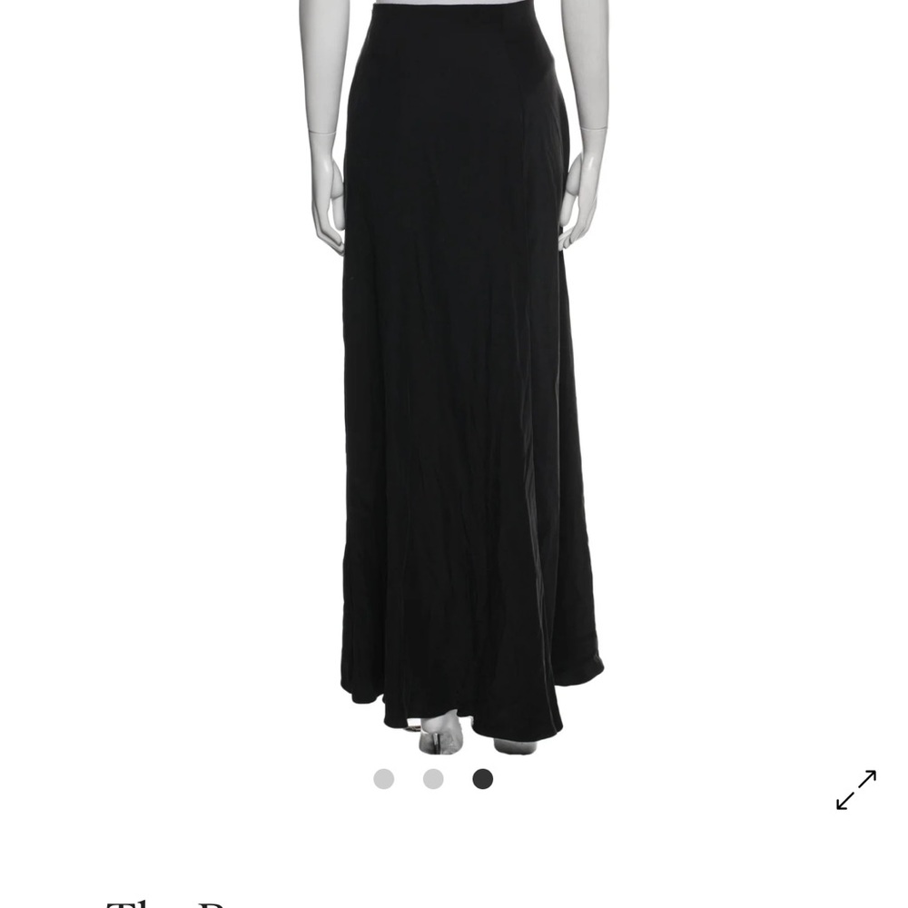 The Row Black Silk Pants